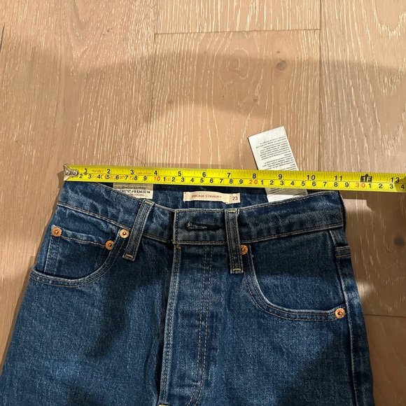 Levi’s Ribcage Straight Ankle Women's Jeans, Dark Blue, 23 size - Picture 9 of 9
